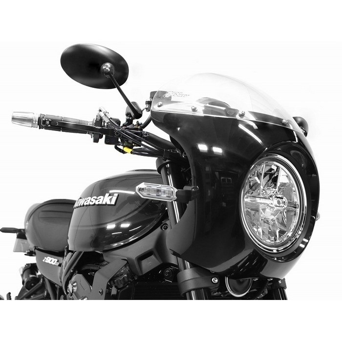 アルミ製 ビキニカウル　希少 ビキニカウル FRP製 黒ゲルコート仕上げ Z900RS 18-25｜ビキニカウル