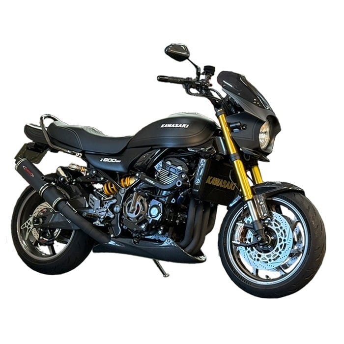 Nプロジェクト ブラスター2 黒×金 CB400SF ビキニカウル Nプロジェクトからビキニカウル「ブラスターII」にカーボン仕様登場