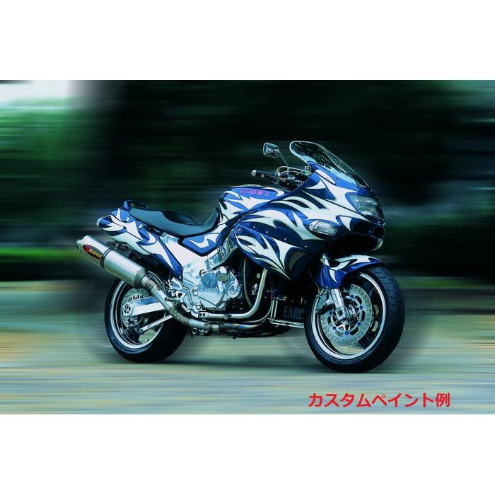 ZZR1100D ポッシュフェイスマッスルラインハーフカウル ブラック塗装済み マッスルラインハーフカウル ZZR1100(D)｜外装キット・カウル｜の通販