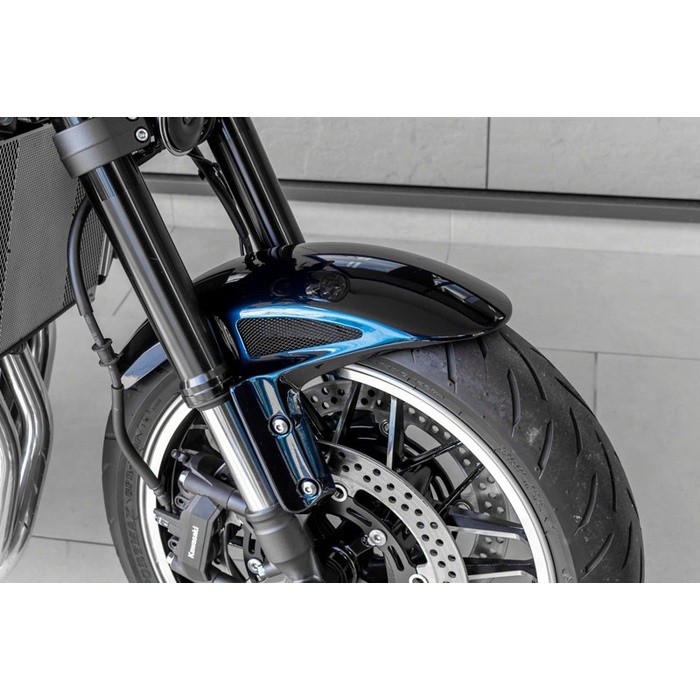 FRPフロントフェンダー キャンディトーンブルー Z900RS/CAFE