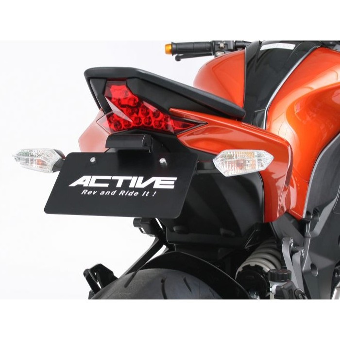 アクティブ フェンダーレスKIT LEDナンバー灯NINJA・Z 250〜400 アクティブ フェンダーレスキット ブラック LEDナンバー灯付 KAWASAKI
