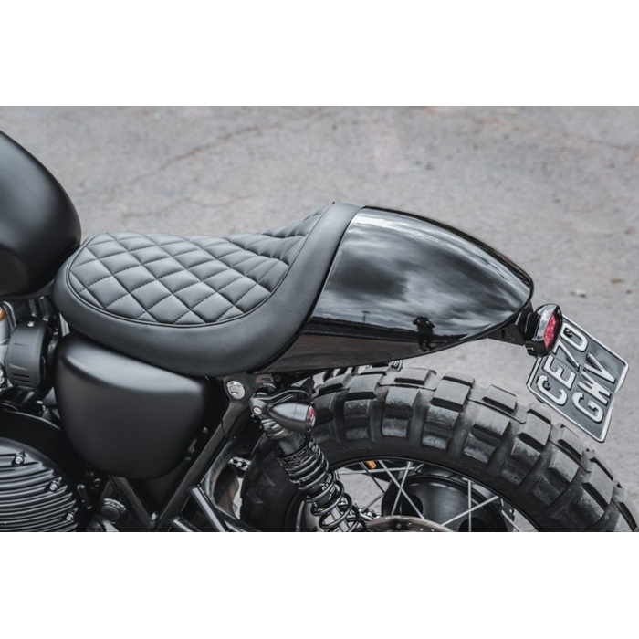 モートーンシートBONNEVILLE T100/120 SpeedTwin900 Motone Customs モートーンカスタムズ シート FASTBACK カフェレーサー