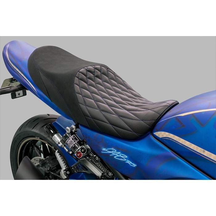 ヴァイパーシート ドットパンチ ブルー Z900RS｜シート・シート