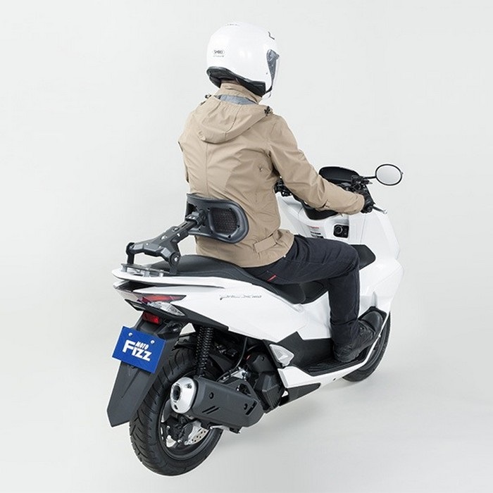 MOTOFIZZ】 RAKUDAバックレスト PCX用｜タンデムバー・グラブバー