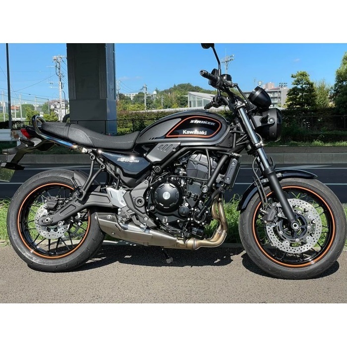 カ*ー様 z900rs/Z650rs　チタン製　グラブバー　タンデムバー チタンカスタムグラブバー ストライカーワークス オリジナル Z900RS/SE