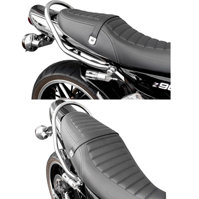 PMC ARCHI Z900RS/CAFE ロングテールカウル用 タンデムバー タンデムグラブバー ペイントブラック ARCHIロングテールカウル