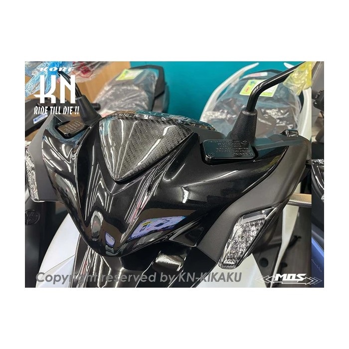 MOS カーボンフロントビッグアッパーカバー【シグナスX/XR(7型