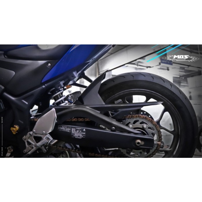 MOS チェーンガイド付リアフェンダー【YZF-R25 R3 MT25 MT3