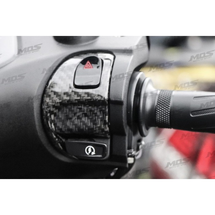 MOS カーボンスイッチカバー【シグナスX(4/5型)】｜スクーター外装｜の