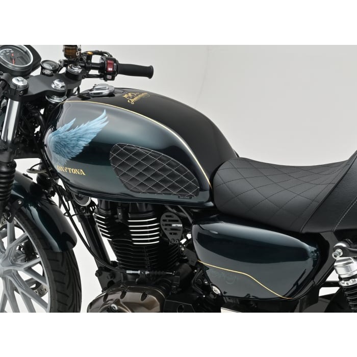 レザーニーグリップパッド GB350 / S 21-24｜タンクプロテクター