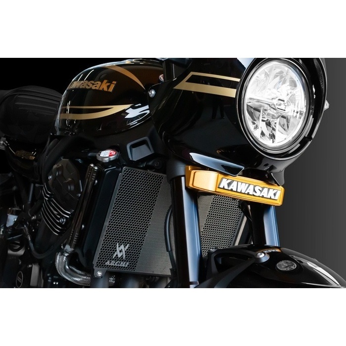 BIGステムエンブレム KAWASAKI大文字 ブラック Z900RS/CAFE