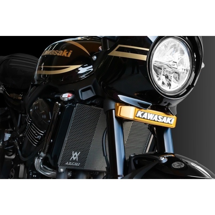 BIGステムエンブレム＆ステーセット KAWASAKI大文字 ゴールド Z900RS
