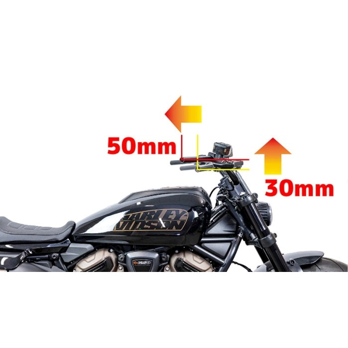 フィフティーバーハンドル マットブラック スポーツスターS RH1250S 