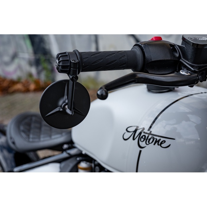 Motone Customs モートーンカスタムズ バーエンドミラー TRILINE 100mm