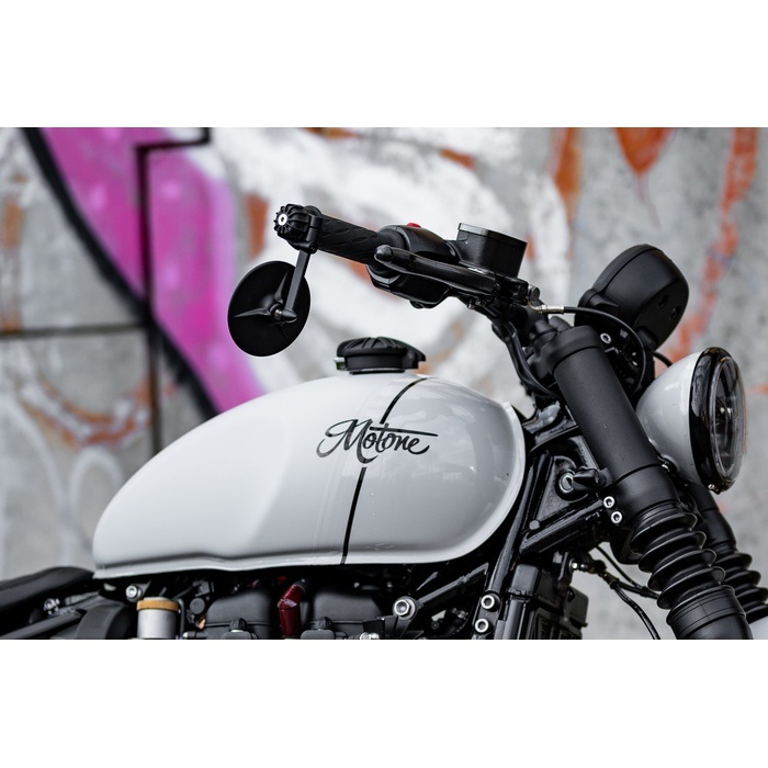 motone モートーン　バーエンドミラー Motone Customs モートーンカスタムズ バーエンドミラー TRILINE 100mm