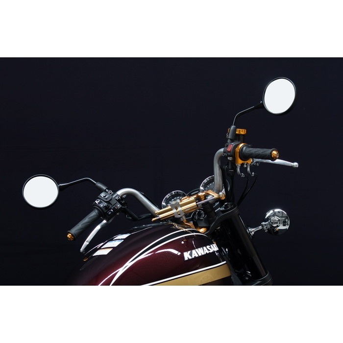 【専用】はる様 CB ハンドルバー ARCHI-YBシボリ +30mmクラッチワイヤー付き