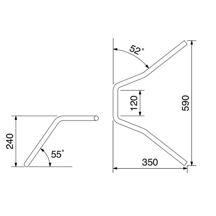 ※なおさま専用※ 伸縮フェンダー サイズ調整式 前後セット 14-700c ブラック