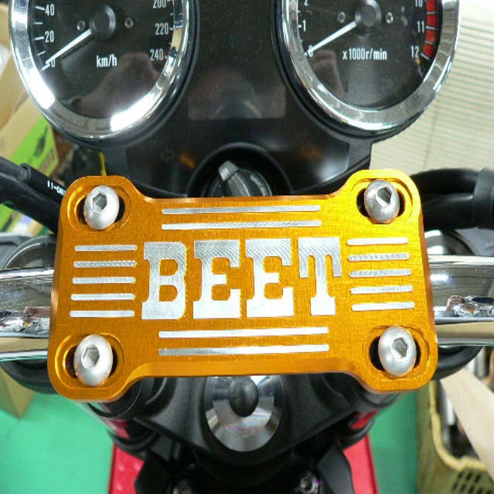 送料無料 カワサキ BT-02 BEET ハンドルクランプ ブレースKIT D-トラッカー/KLX250 250TR エストレヤ バリオス/II ZRX400/II BEET ビート ハンドルクランプブレースキット KAWASAKI カワサキ HONDA