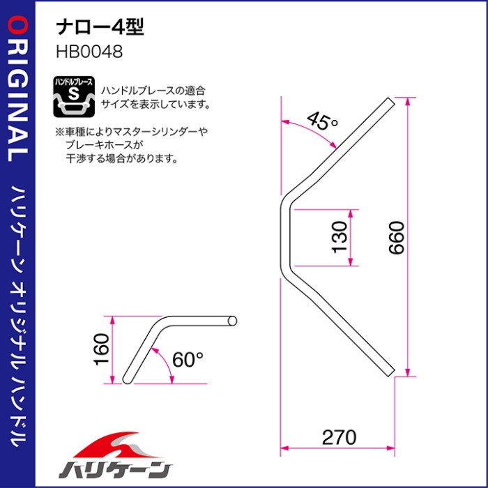 ナロー4型 ハンドルセット CB1100EX 17-｜ハンドルキット｜の
