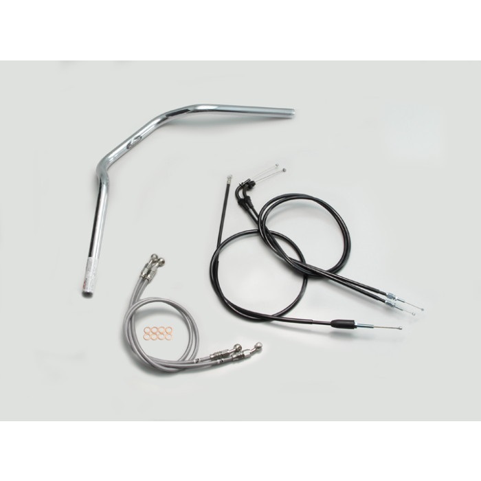 POLICE 2型 ハンドルセット GSX400インパルス 05-07｜ハンドルキット