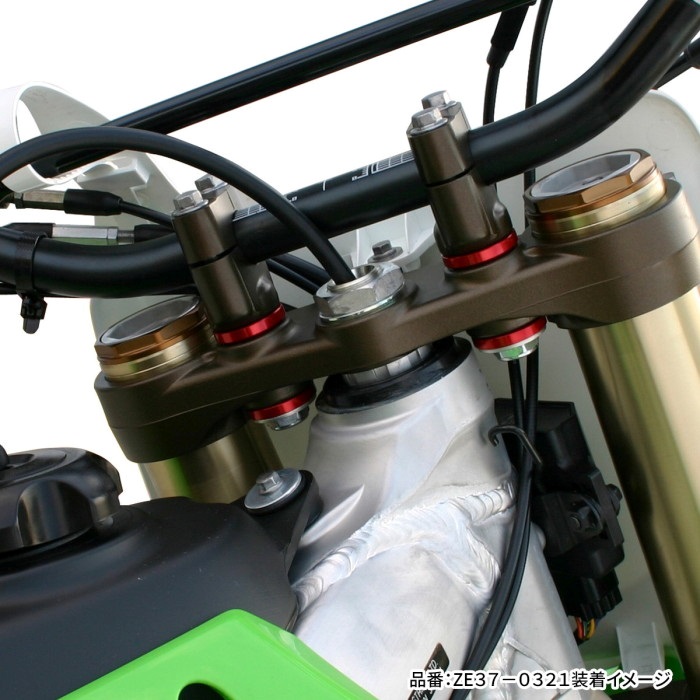 ラバーキラー レッド RMZ250 07-｜ハンドルクランプ・ハンドルスぺー