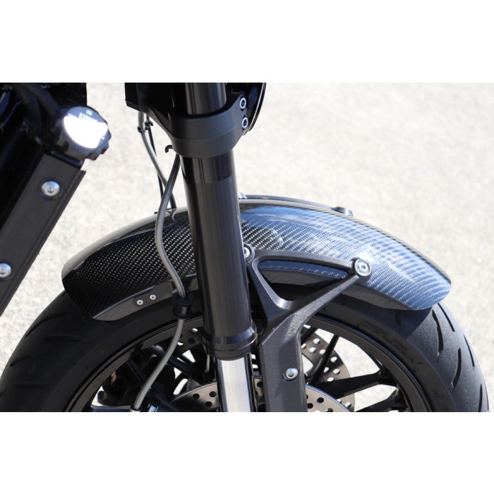 Z900RS NAPS(ナップス) ヒールプレート 綾織カーボン カーボンフロントフェンダー 綾織り Z900RS/CAFE 18-22/23