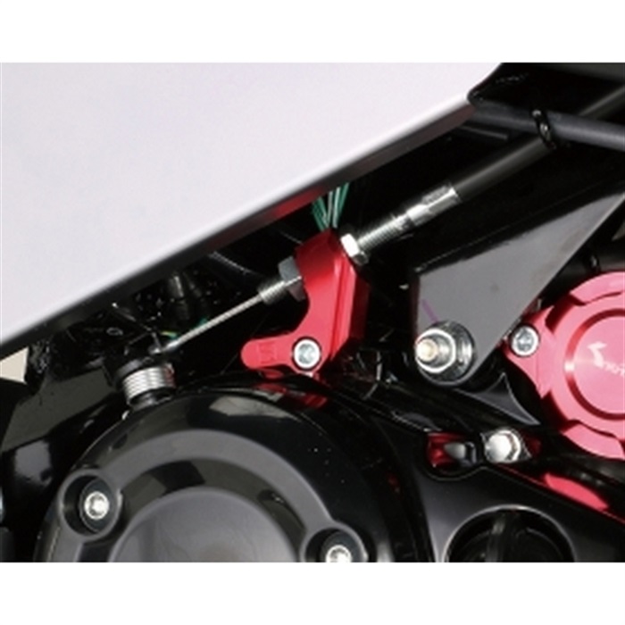 307-1452920 KITACO クラッチケーブルレシーバー レッド【HONDA GROM
