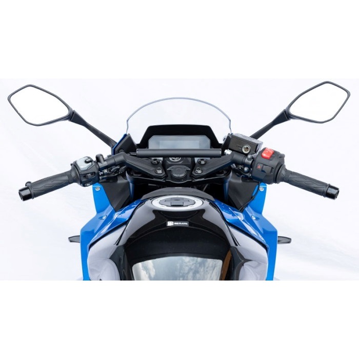 オプティマス8R Optimus8R　ロングハンドル付 マウントバーステー ブラック GSX-8R 24-｜ハンドルブレース