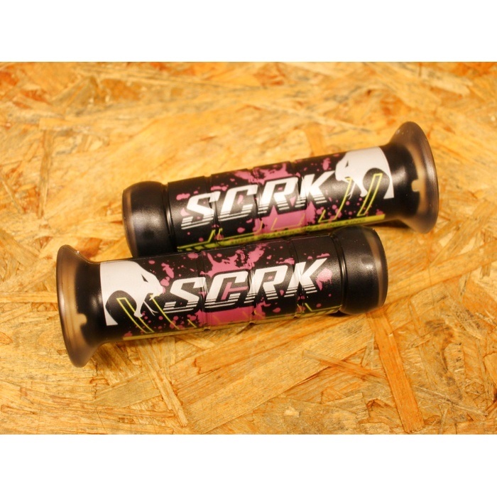 SCRK クリアグリップ Type2 非貫通タイプ 124mm ピンク｜ハンドル