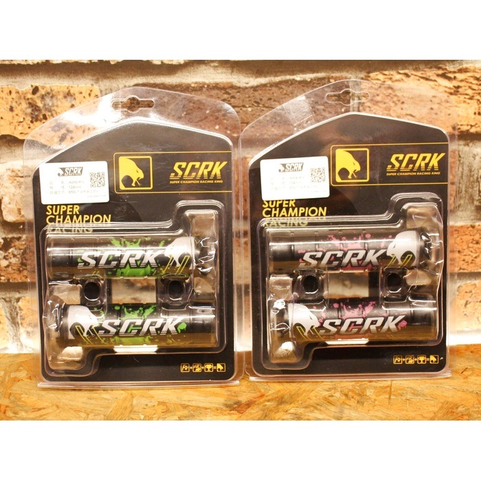 SCRK クリアグリップ Type2 非貫通タイプ 124mm ピンク｜ハンドル