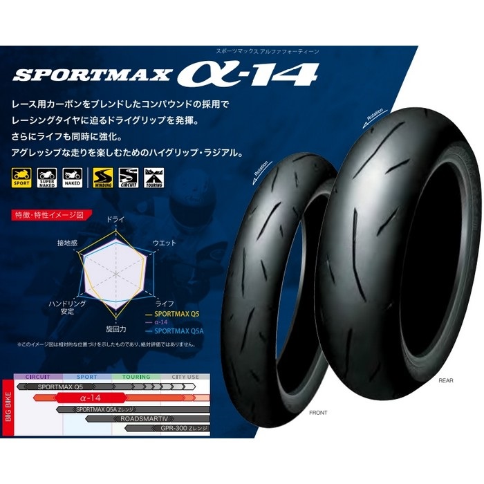 SPORTMAX α-14（Hレンジ）：スポーツマックス アルファ-14｜オンロード 