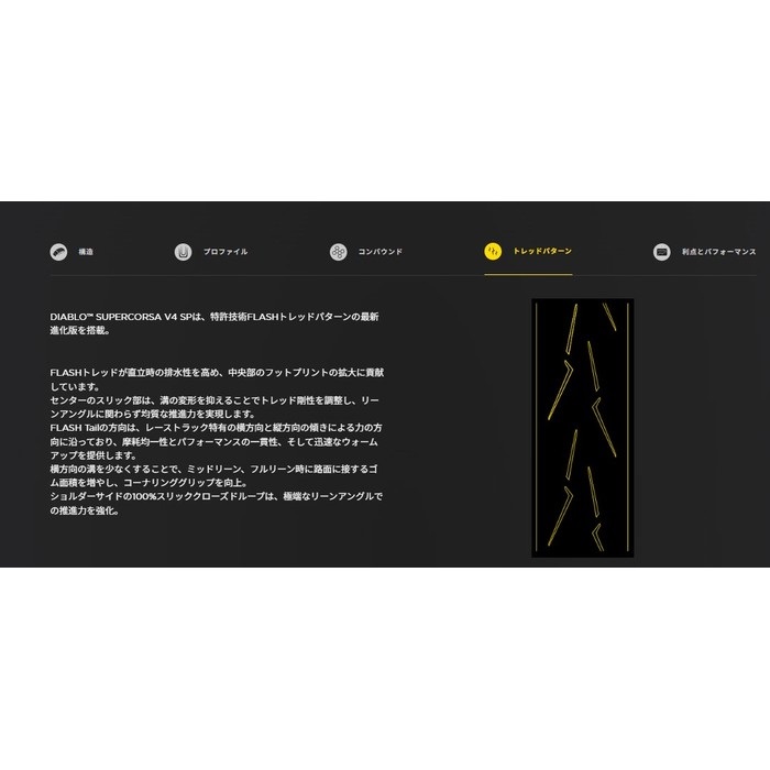 DIABLO SUPERCORSA SP-V4 フロント：110/70 ZR 17 M/C 54W TL