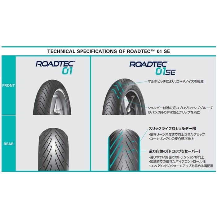 ROADTEC 01 SE ロードテック01 SE タイヤ｜オンロードラジアル