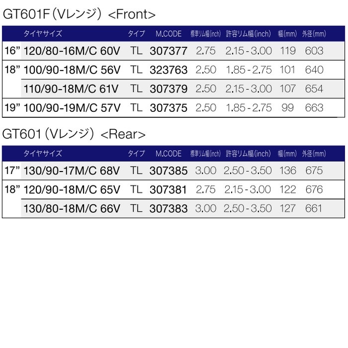 ARROWMAX GT601（Vレンジ）：アローマックス GT601｜オフロード