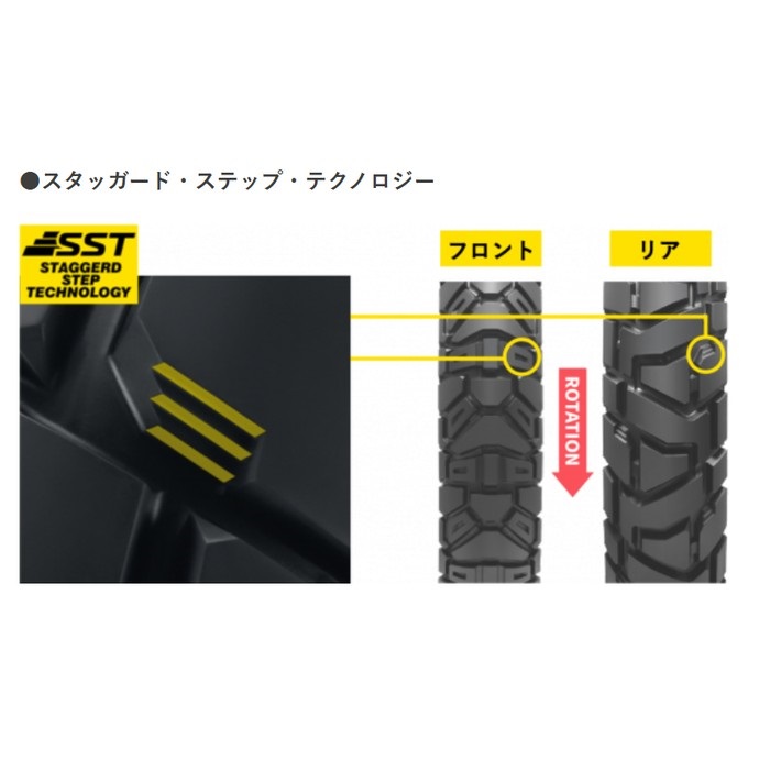 TRAILMAX MISSION フロント：110/80-19 M/C 59T TL (トレイルマックス