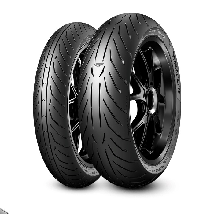 ANGEL GTⅡ 120/70ZR17+180/55ZR17 前後セットタイヤ｜セットタイヤ