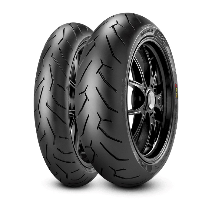 DIABLO ROSSO II ディアブロ ロッソ2 タイヤ 120/70ZR17+180/55ZR17