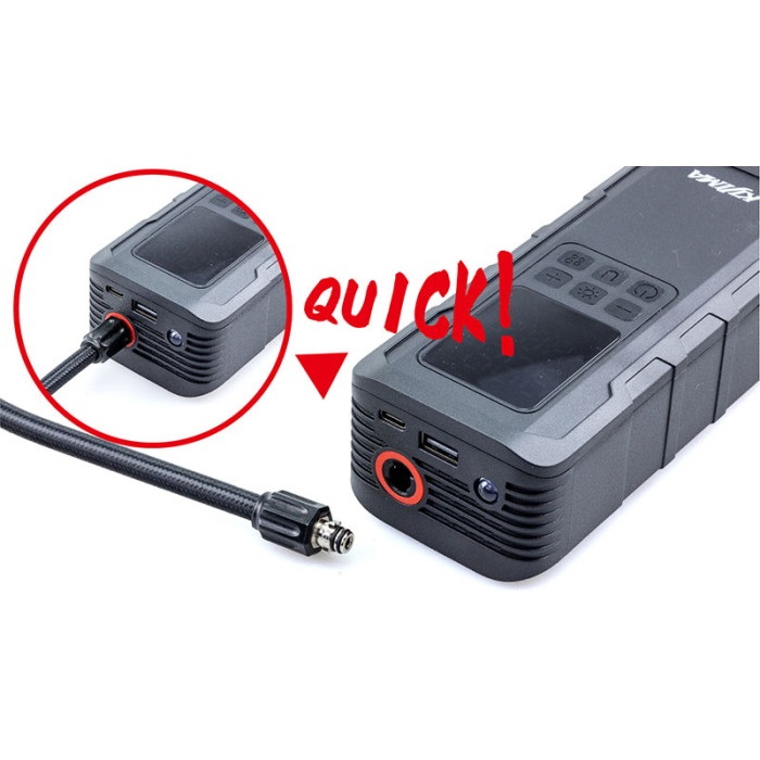 スマートエアポンプ JP03 3×2000mAh/11.1V 米・英・仏式バルブ他対応 