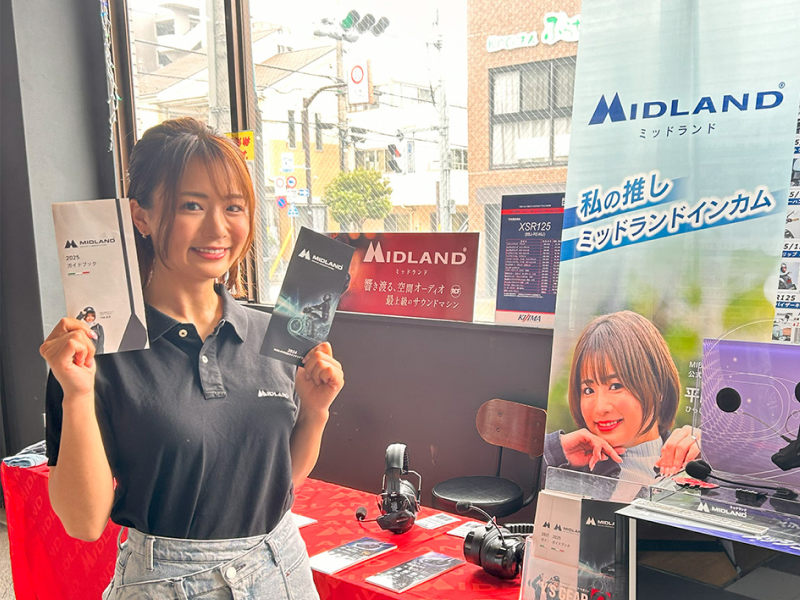 平嶋夏海さんがミッドランドインカムの店舗イベントに来店されたとき